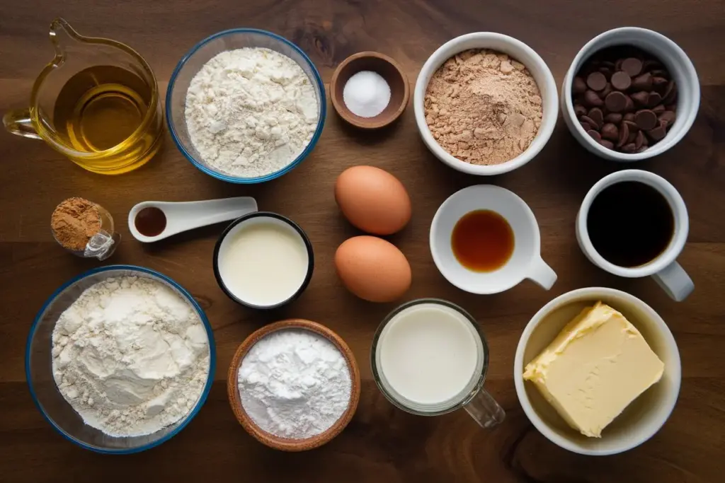 chocolate & coffee cake