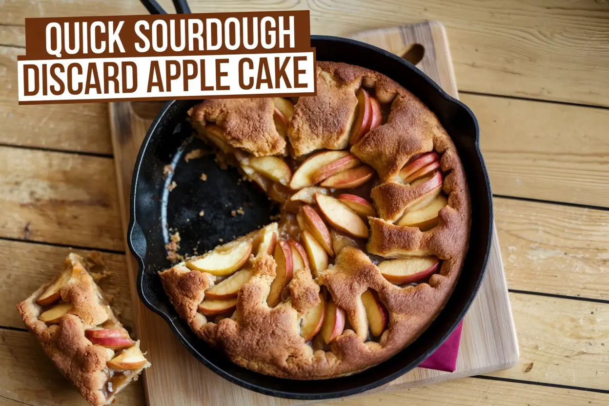 Rustic Sourdough Apple Skillet Cake: A Cozy Treat for Any Occasion