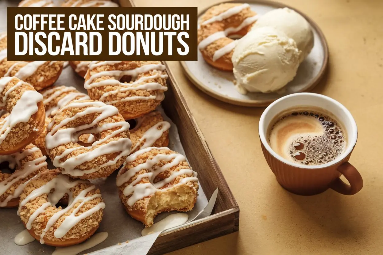 Coffee Cake Sourdough Discard Donuts Recipe: Elevate Your Morning!