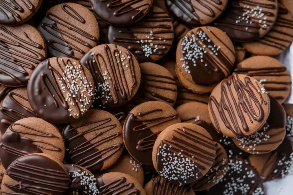 Sourdough Discard Chocolate Shortbread Cookies With Coffee Flavor! 3 Sourdough Discard Chocolate Shortbread Cookies