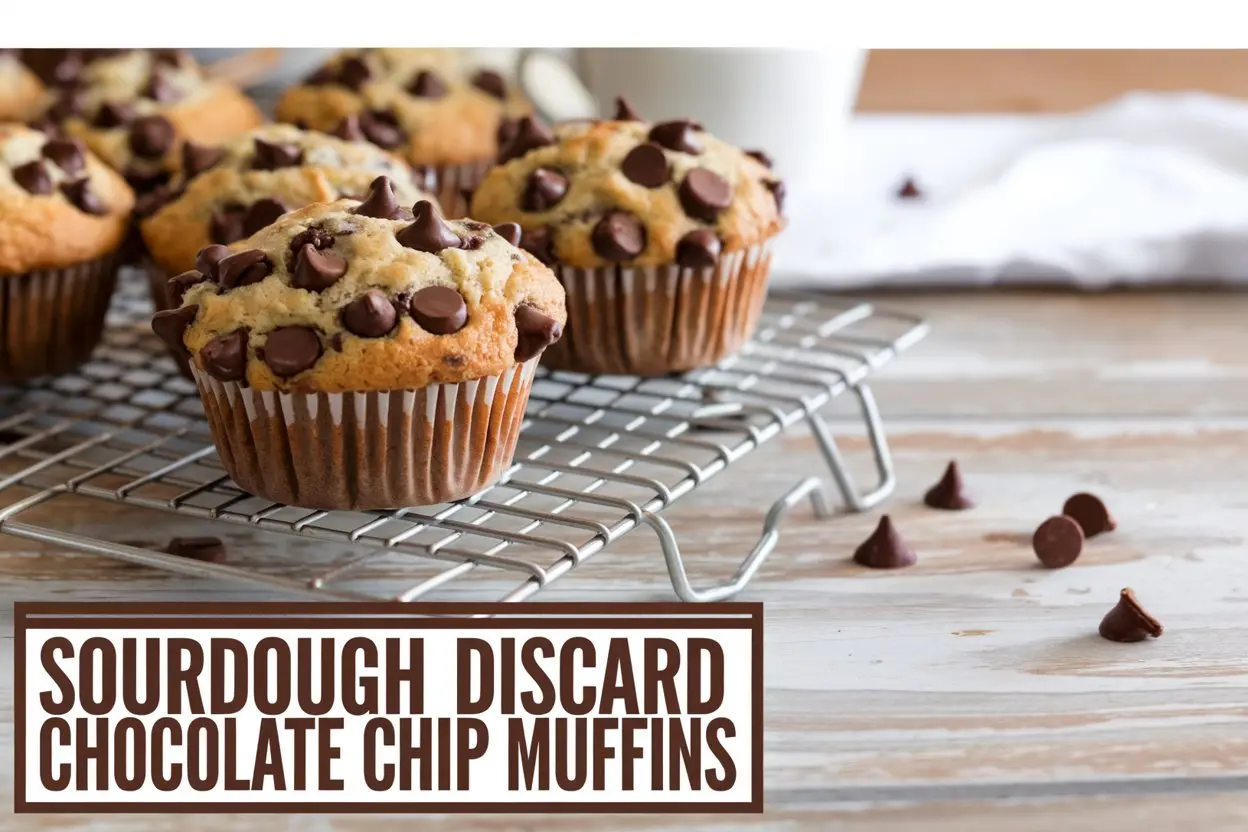 The Ultimate Guide to Making Sourdough Discard Chocolate Chip Muffins