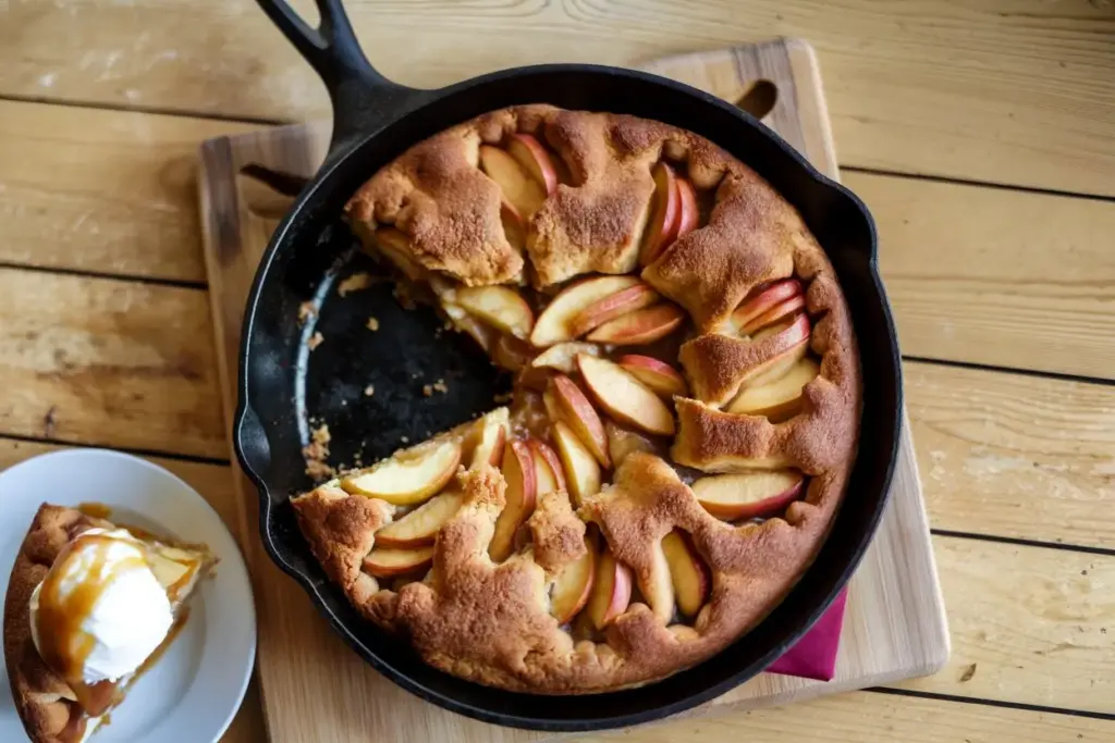 Rustic Sourdough Apple Skillet Cake: A Cozy Treat for Any Occasion 4 apple skillet cake