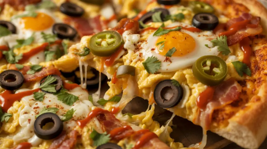 Spicy Southwest Breakfast Pizza