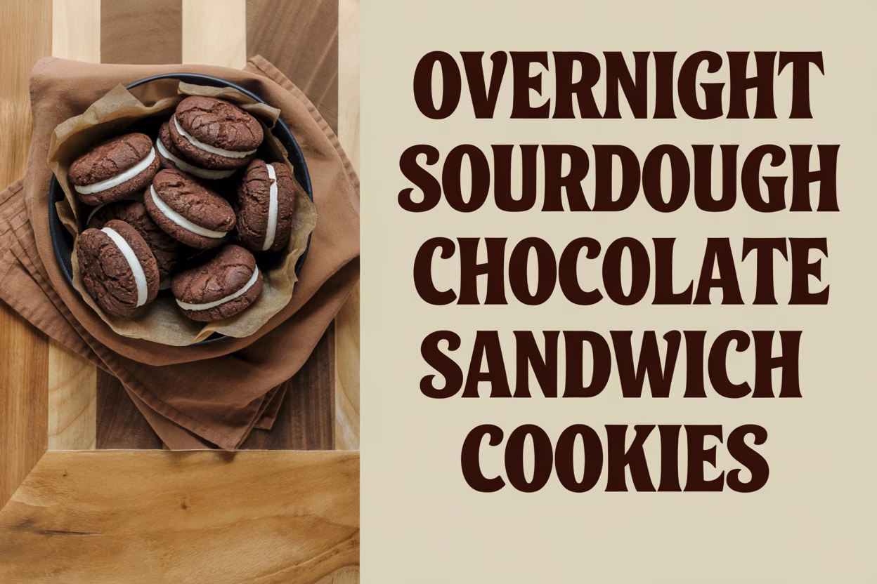 Overnight Sourdough Chocolate Sandwich Cookies: A Decadent Treat