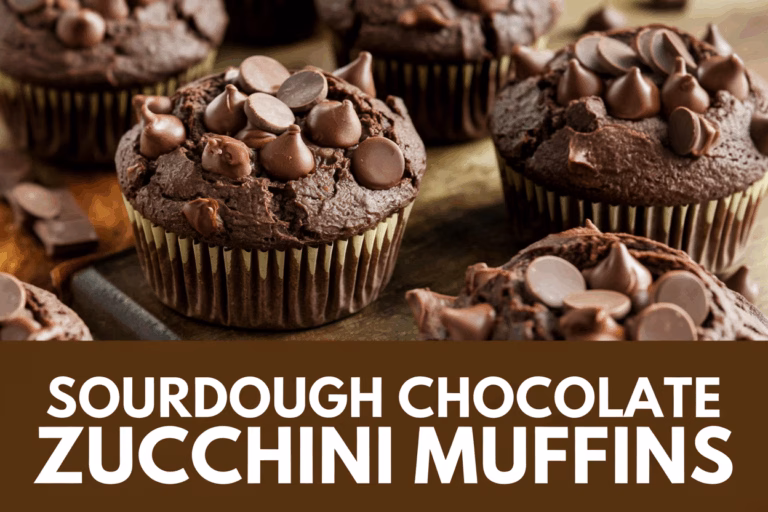 Moist Sourdough Chocolate Zucchini Muffins: A Decadent, Veggie-Packed Treat