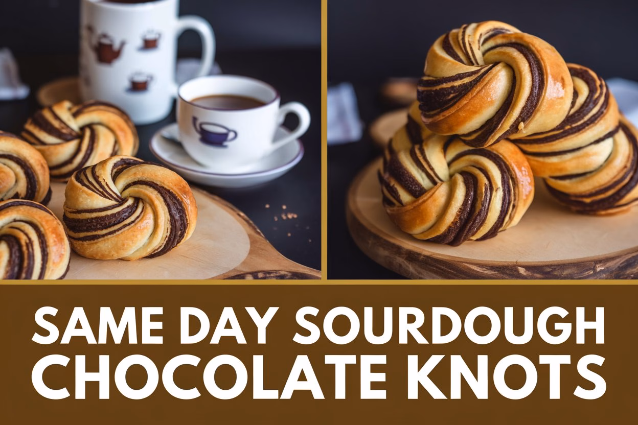 Same Day Sourdough Chocolate Knots Recipe: A Delicious Treat You Can Make Today!
