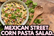 Mexican Street Corn Pasta Salad: Zesty Elote-Inspired Pasta Salad with Creamy Lime Dressing