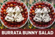 Whimsical Burrata Bunny Salad