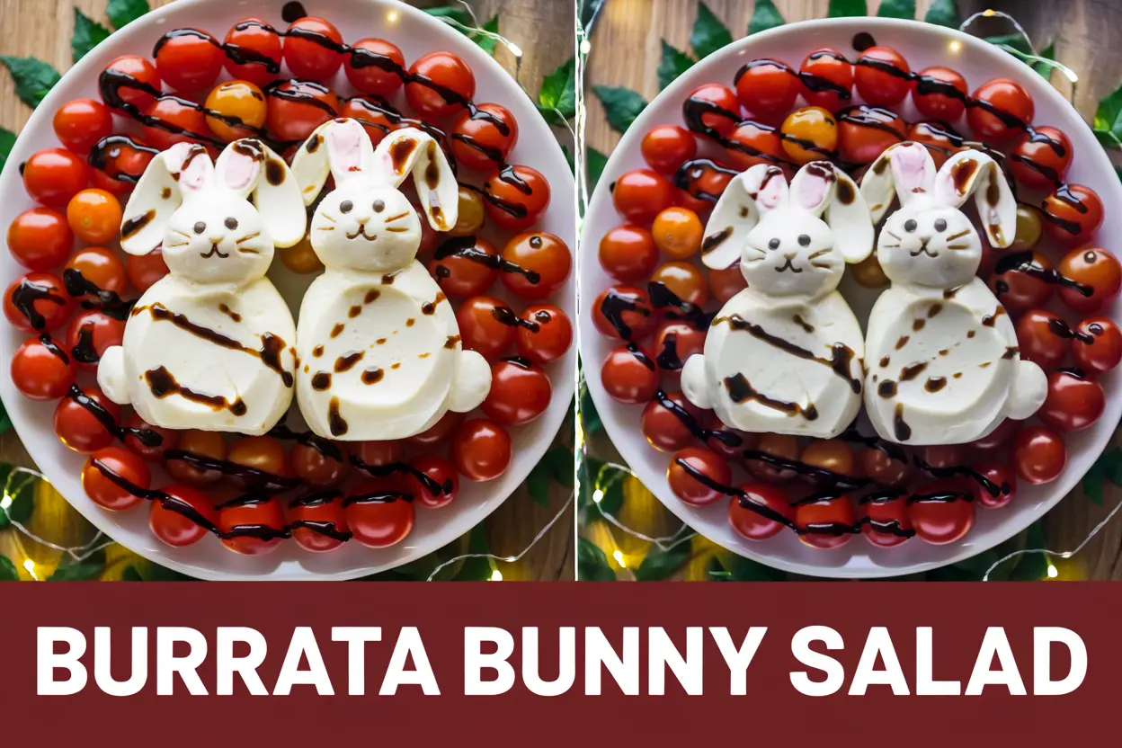 Whimsical Burrata Bunny Salad Recipe: A Delightful and Elegant Dish