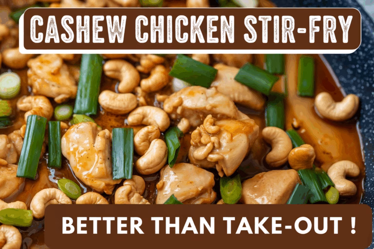 Savory Cashew Chicken Stir-Fry: A Quick and Flavorful Meal