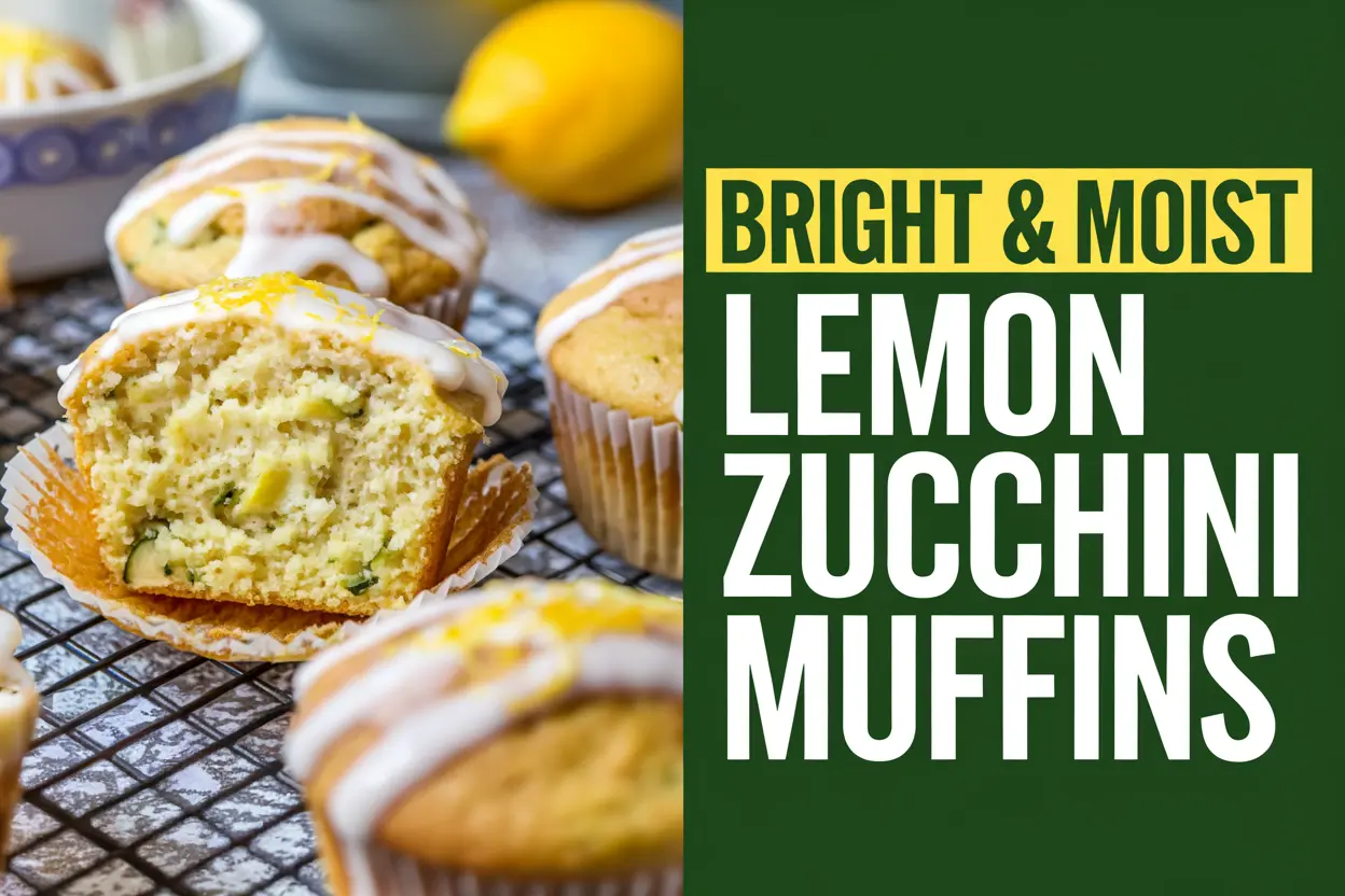 Bright & Moist Lemon Zucchini Muffins: A Zesty, Tender Treat!