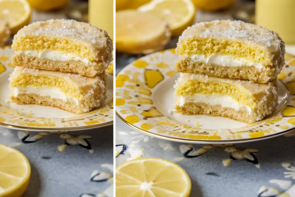Sourdough Lemon Cookie Sandwiches with Creamy Filling 3 Sourdough Lemon Cookie Sandwiches