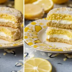 Sourdough Lemon Cookie Sandwiches
