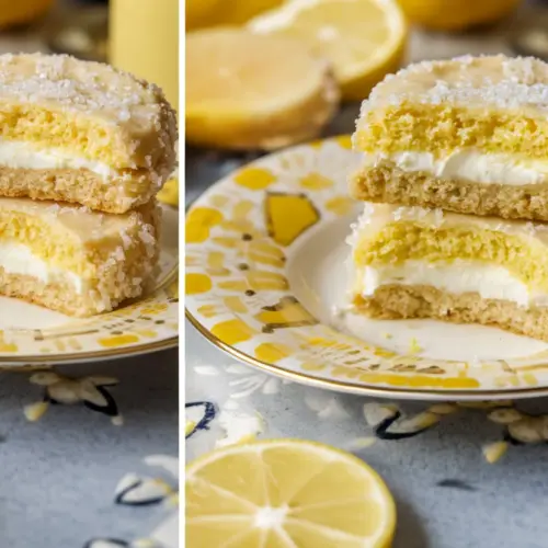 Sourdough Lemon Cookie Sandwiches