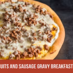 Biscuits and Sausage Gravy Breakfast Pizza: A Hearty Morning Delight
