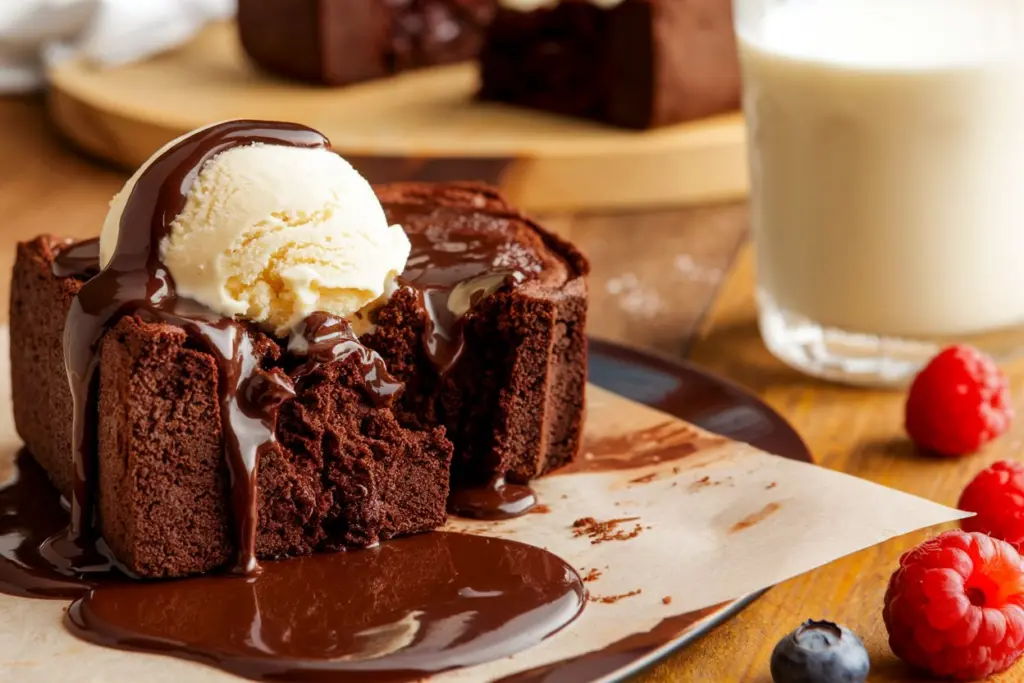 Gooey Brown Butter Hot Fudge Brownie Loaf 4 Gooey Brown Butter Hot Fudge Brownie Loaf
