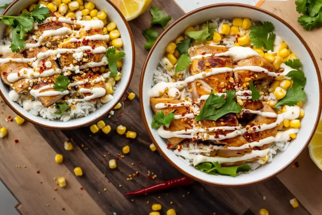 The Ultimate Mexican Street Corn and Grilled Chicken Rice Bowl Recipe 3 Mexican Street Corn and Grilled Chicken Rice Bowl