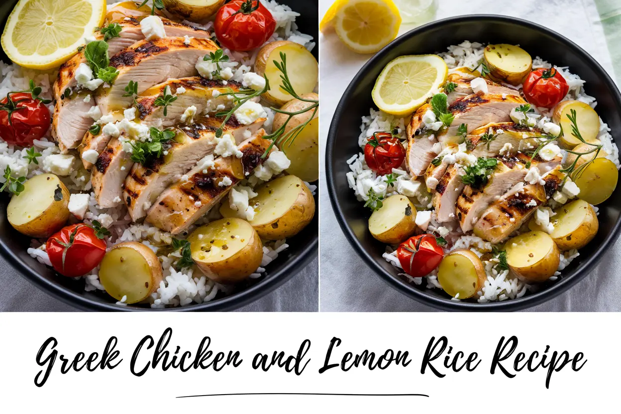 Zesty Grilled Greek Chicken with Lemon Rice: A Vibrant Mediterranean Feast