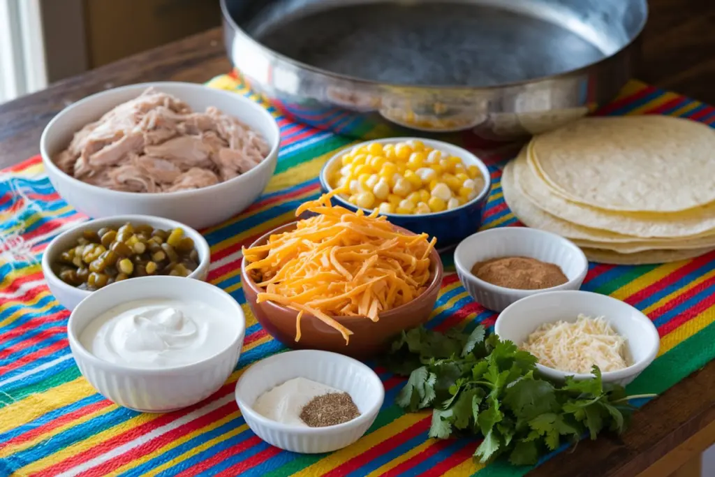 Creamy Chicken Enchilada Casserole 2 Creamy Chicken Enchilada Casserole recipe