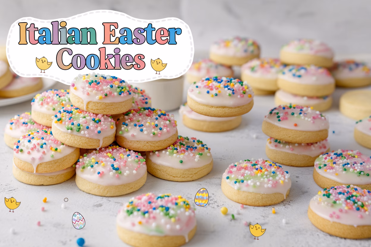 Festive Italian Easter Cookies with Lemon Glaze: A Colorful Spring Treat