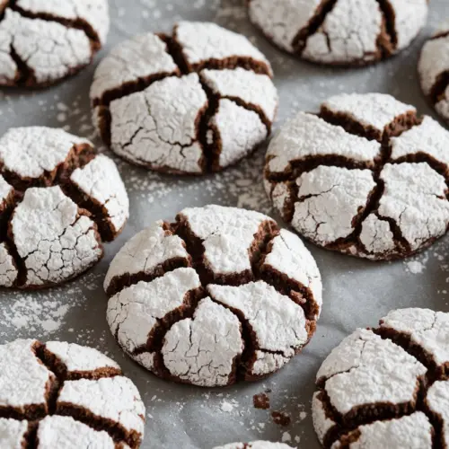 chocolate crinkle cookies recipe