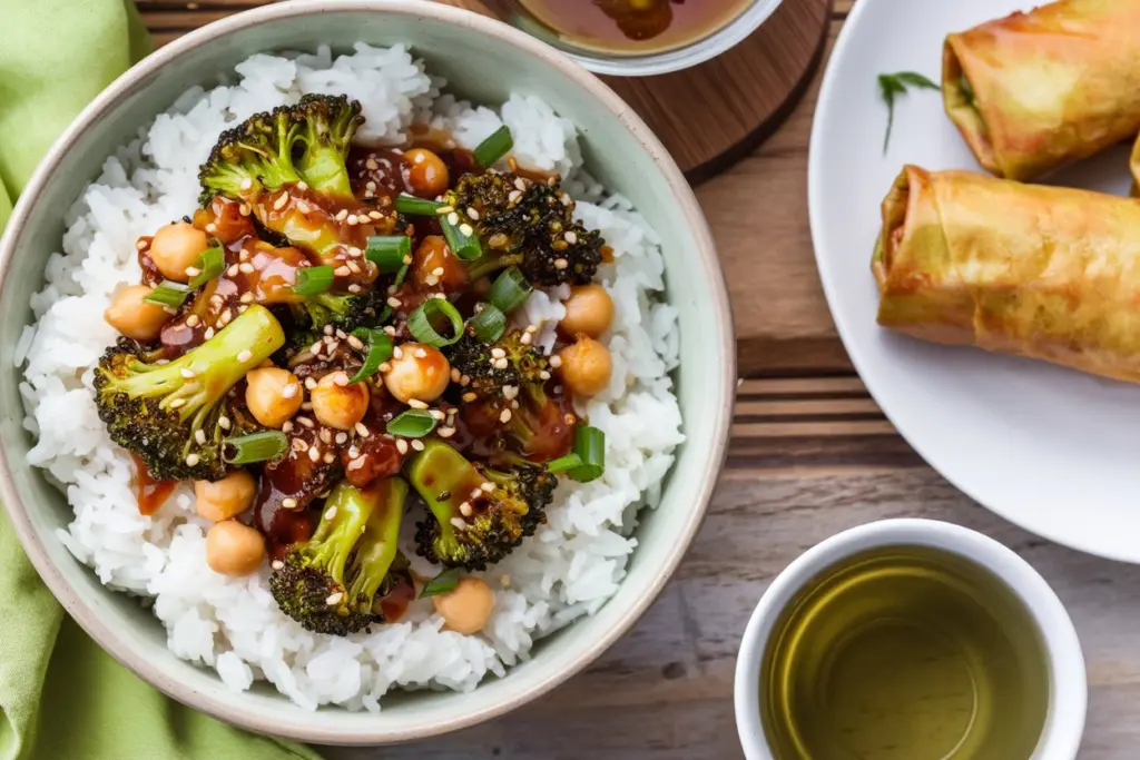 Garlic Broccoli and Chickpea Stir Fry 4 chickpea stir fry recipe