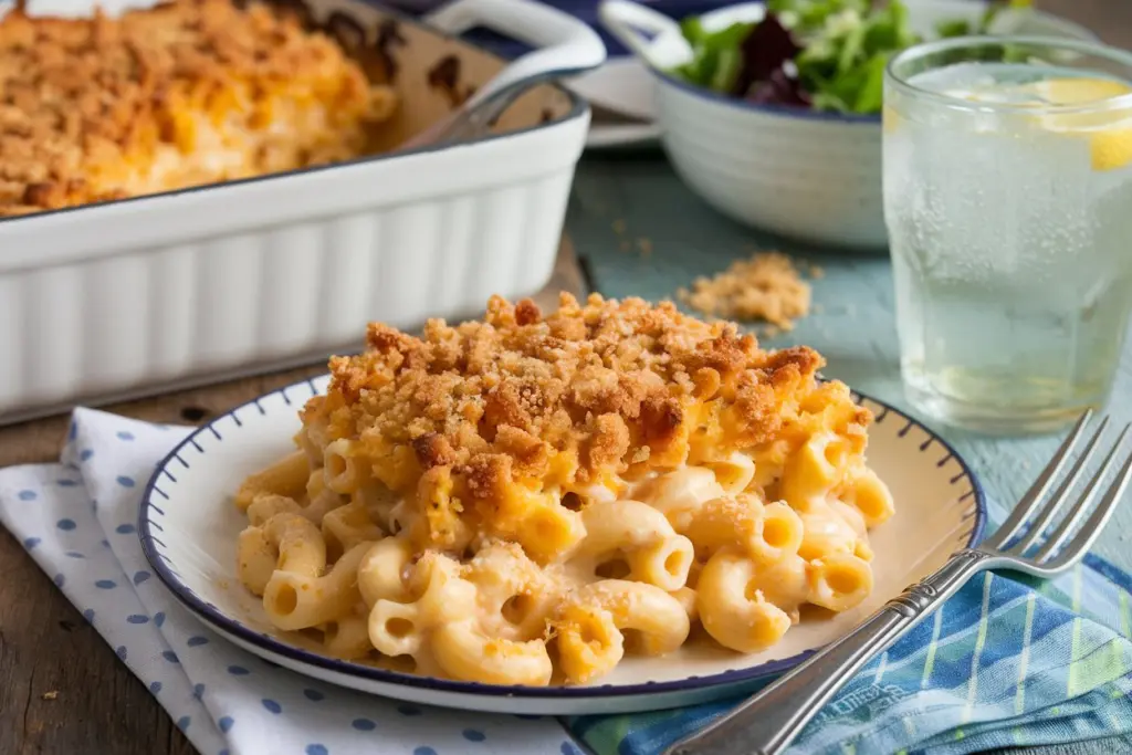 Creamy Baked Macaroni with Crispy Golden Topping 4 macaroni