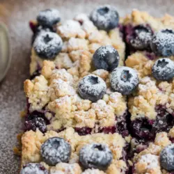 Sourdough Blueberry Crumb Cake