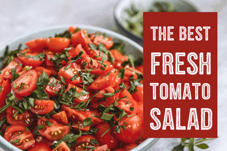 Fresh Lebanese Tomato Salad: A Bright, Herbaceous Delight