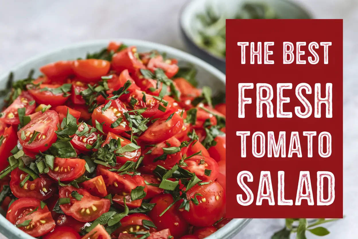 Fresh Lebanese Tomato Salad: A Bright, Herbaceous Delight