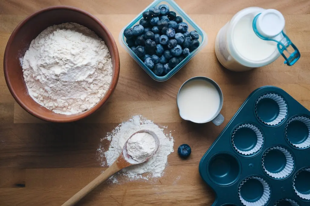 Sourdough Blueberry Muffins 4 sourdough blueberry muffins recipe