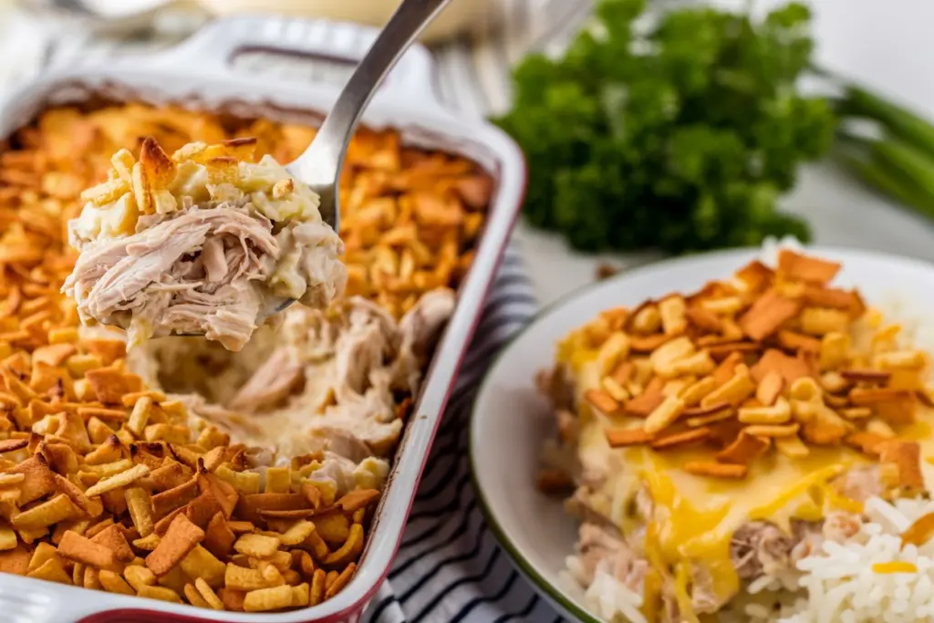 Crunchy Ritz Cracker Chicken Casserole 3 ritz cracker chicken casserole