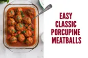 Classic Porcupine Meatballs in Tomato Sauce