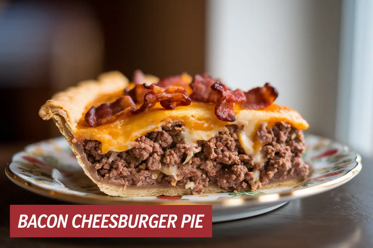 Irresistible Bacon Cheeseburger Pie Recipe