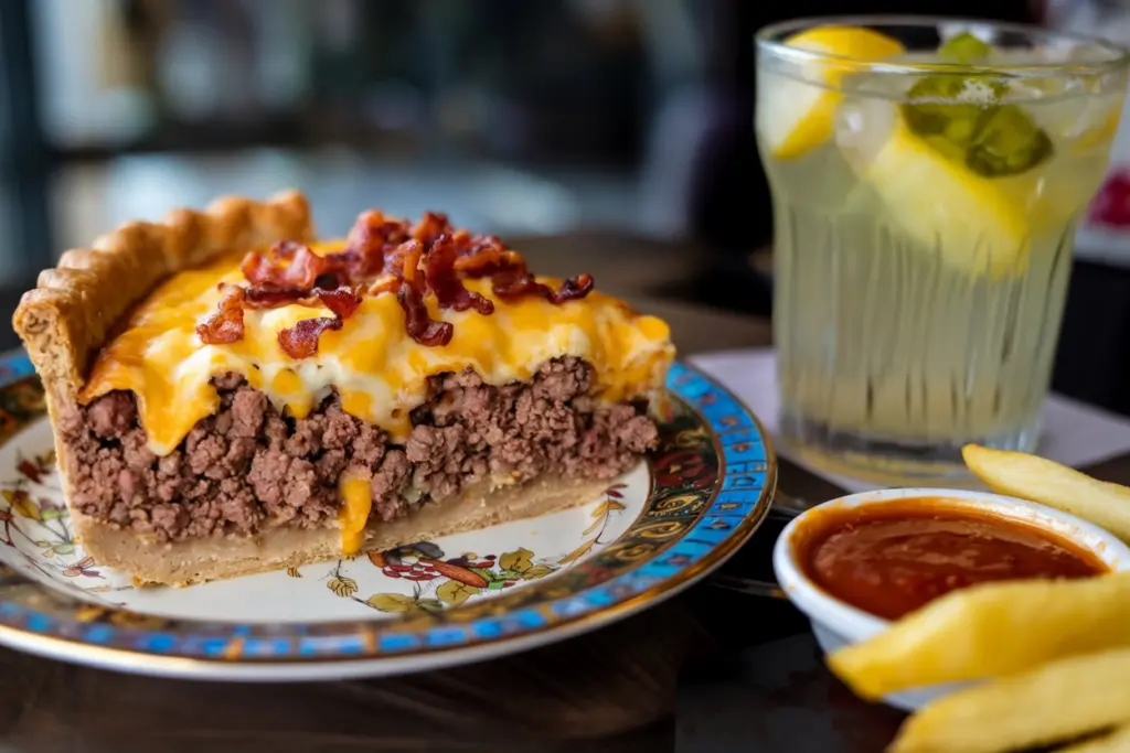 Irresistible Bacon Cheeseburger Pie 4 bacon cheeseburger pie