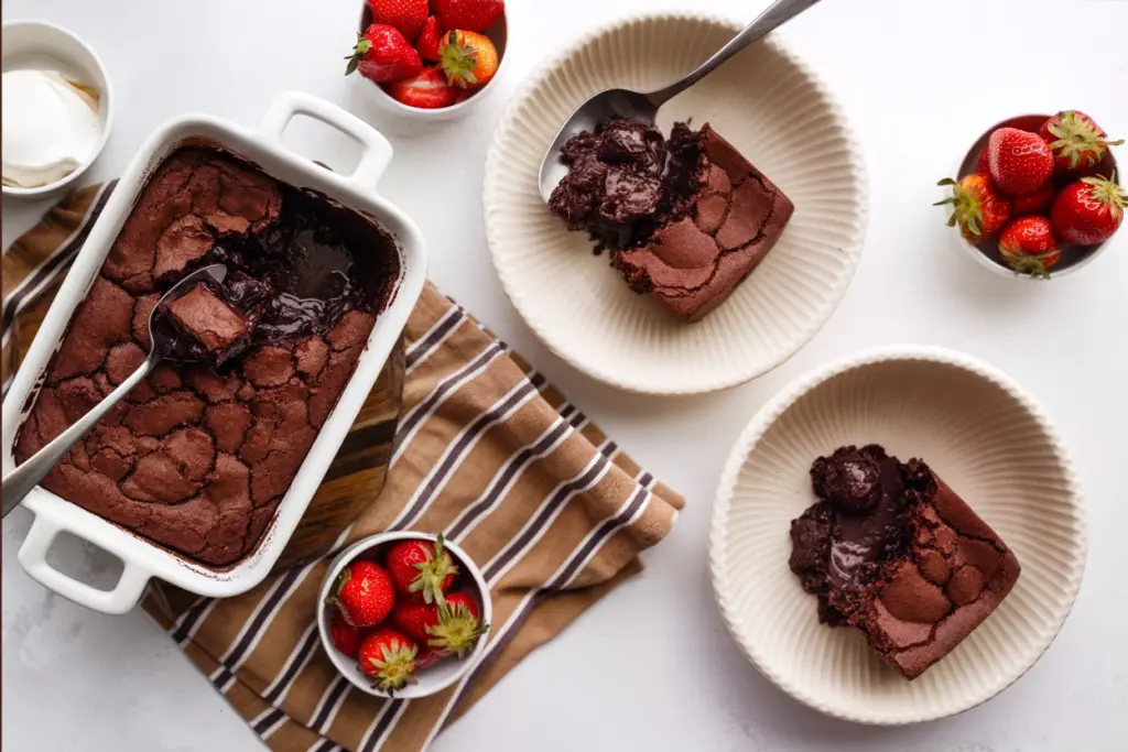 Gooey Sourdough Chocolate Cobbler Delight 4 chocolate cobbler