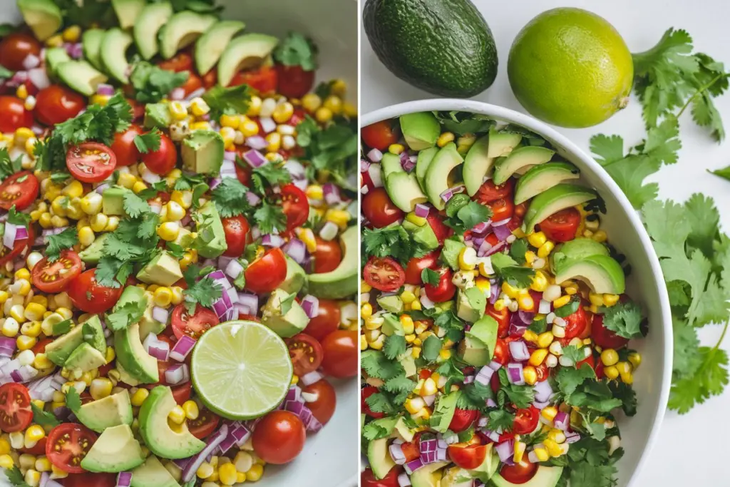 Avocado Corn Tomato Salad 3 avocado corn tomato salad