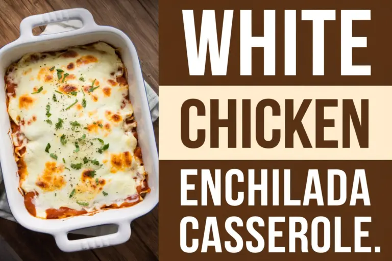 Deliciously Creamy Chicken Enchilada Casserole
