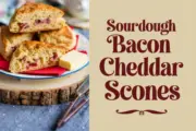 Sourdough Bacon Cheddar Scones