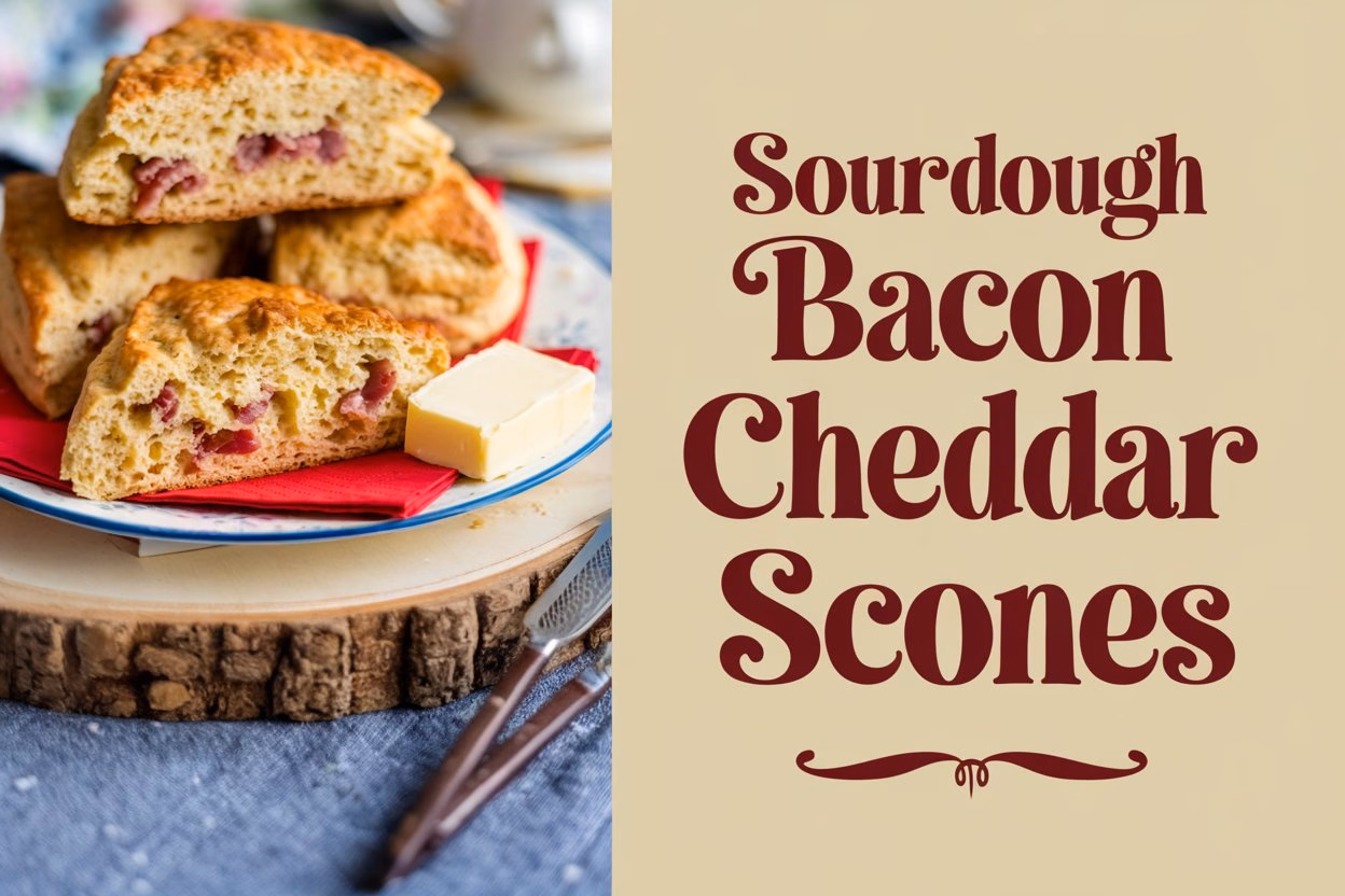 Sourdough Bacon Cheddar Scones Recipe: A Delicious Twist on a Classic Treat
