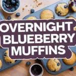 Homemade Overnight Sourdough Blueberry Muffins Recipe