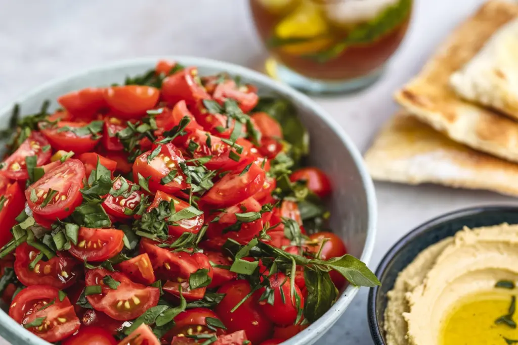 Fresh Lebanese Tomato Salad