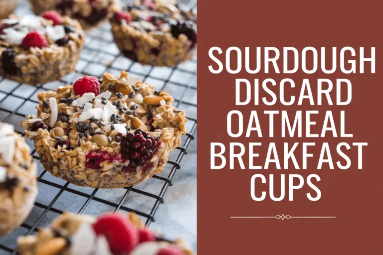 Hearty Sourdough Oatmeal Breakfast Cups with Berries: A Wholesome Morning Treat