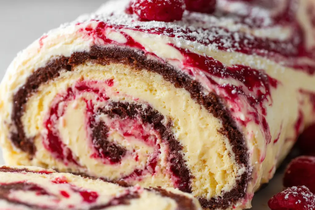 Berry Swirl Cheesecake Roll