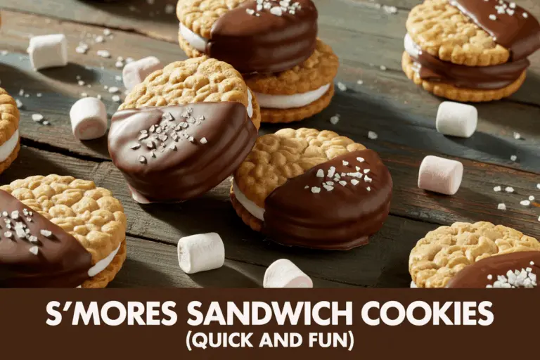 S’mores Sandwich Cookies – Chocolate Marshmallow Treats