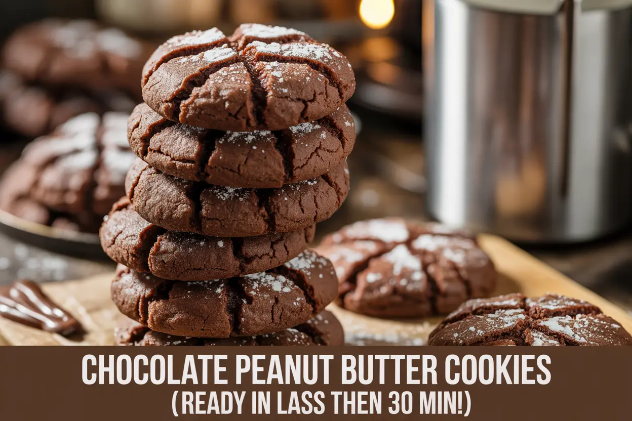 Chocolate Peanut Butter Cookies Recipe