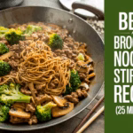 Savory Beef and Broccoli Noodle Stir-Fry