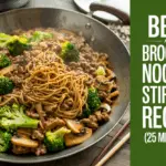 Savory Beef and Broccoli Noodle Stir-Fry