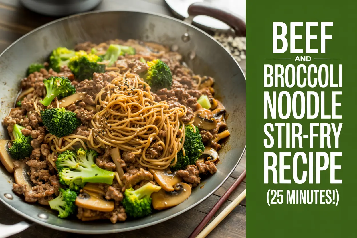 Savory Beef and Broccoli Noodle Stir-Fry