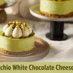 Elegant Pistachio White Chocolate Cheesecake – A No-Bake Gourmet Delight